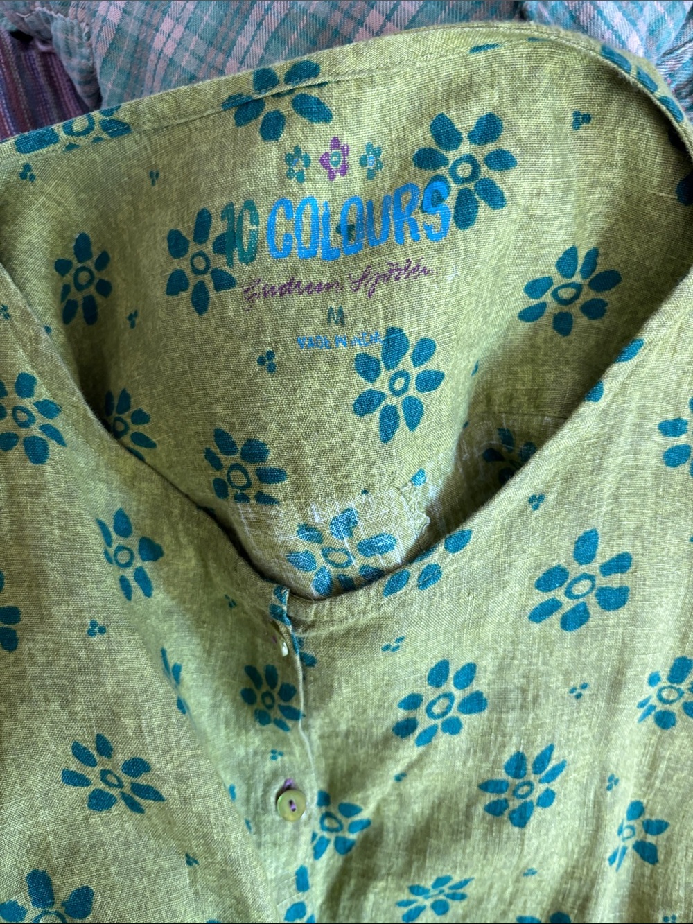 Gudrun Sjoden Ester Dress, Guava/Patterned, Size Medium - Picture 10 of 11